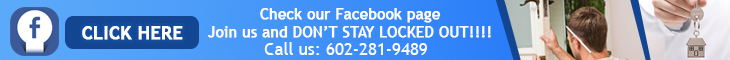 Join us on Facebook - Locksmith Phoenix